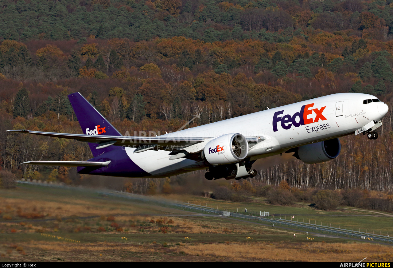 FedEx Federal Express N886FD aircraft at Cologne Bonn - Konrad Adenauer