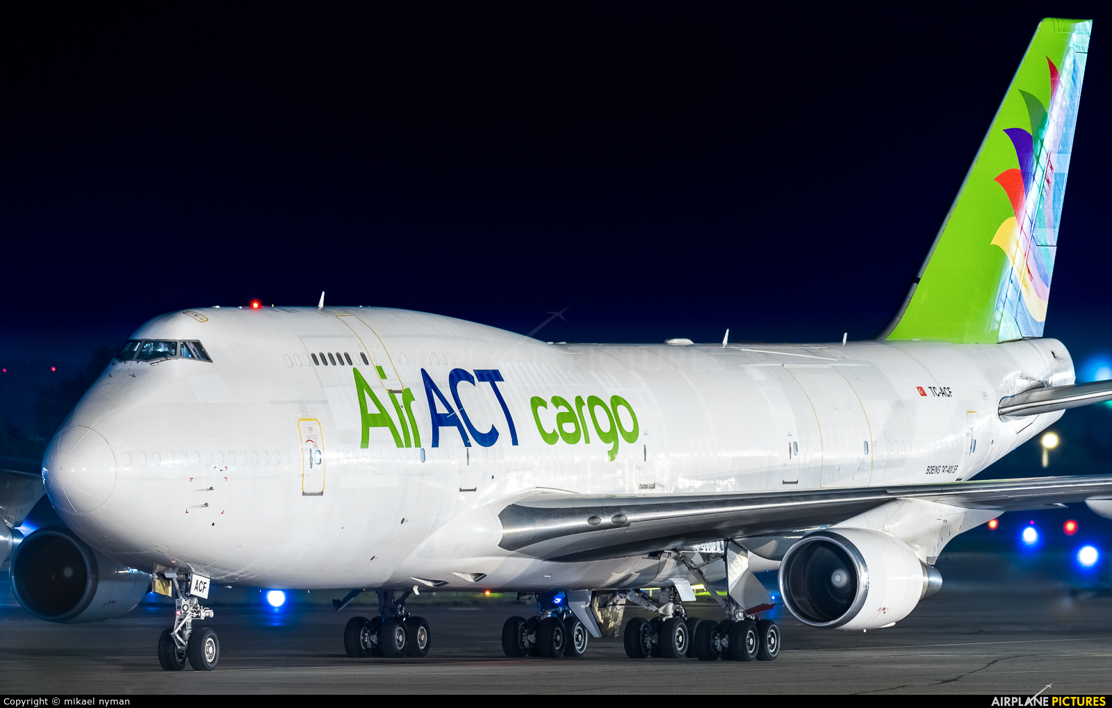 ACT Cargo TC-ACF aircraft at Helsinki - Vantaa