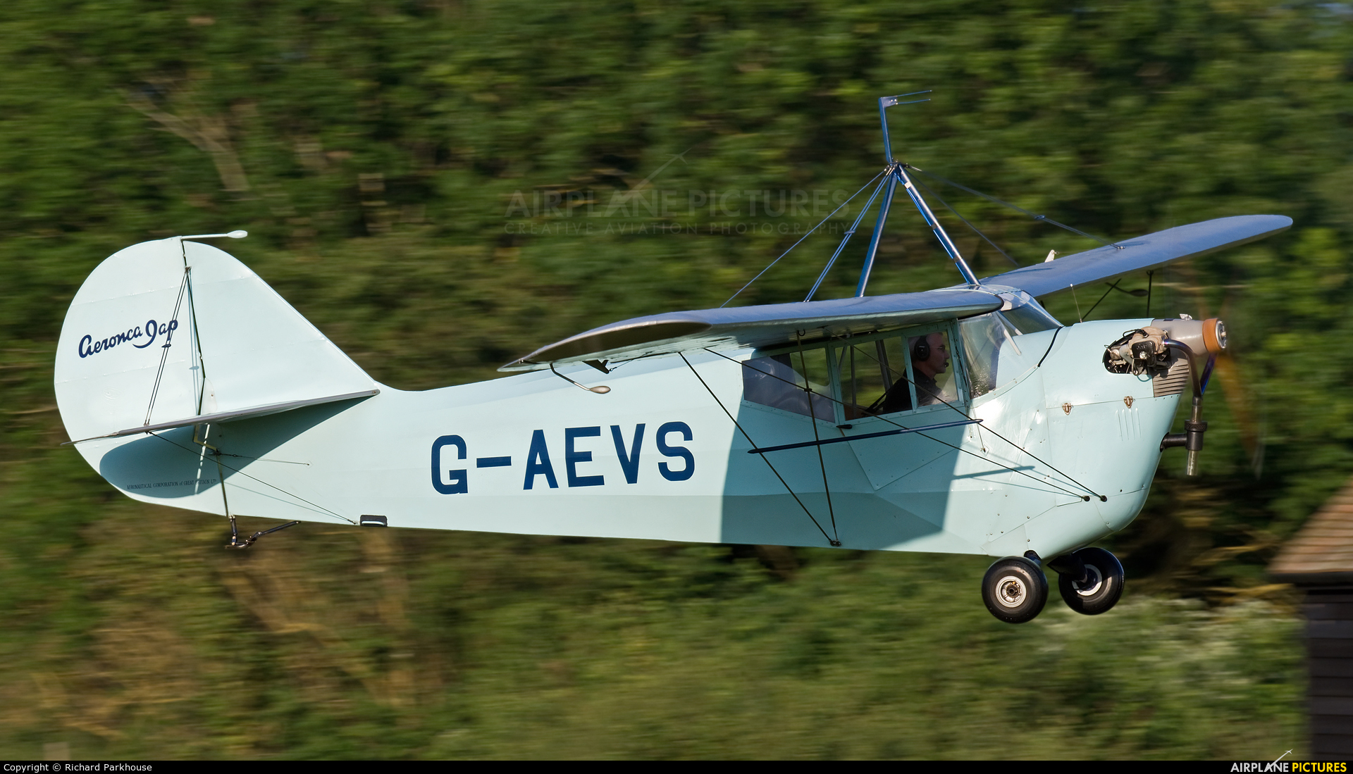 Private G-AEVS aircraft at Old Warden