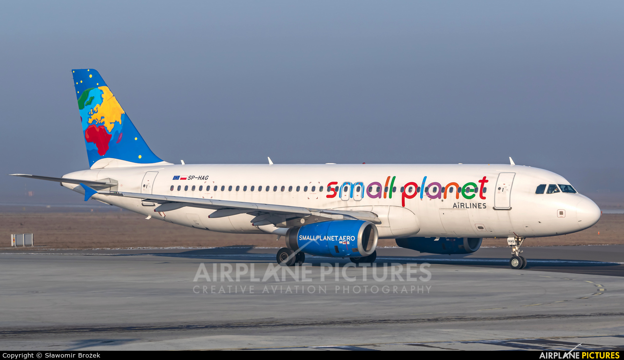 Small Planet Airlines SP-HAG aircraft at Katowice - Pyrzowice