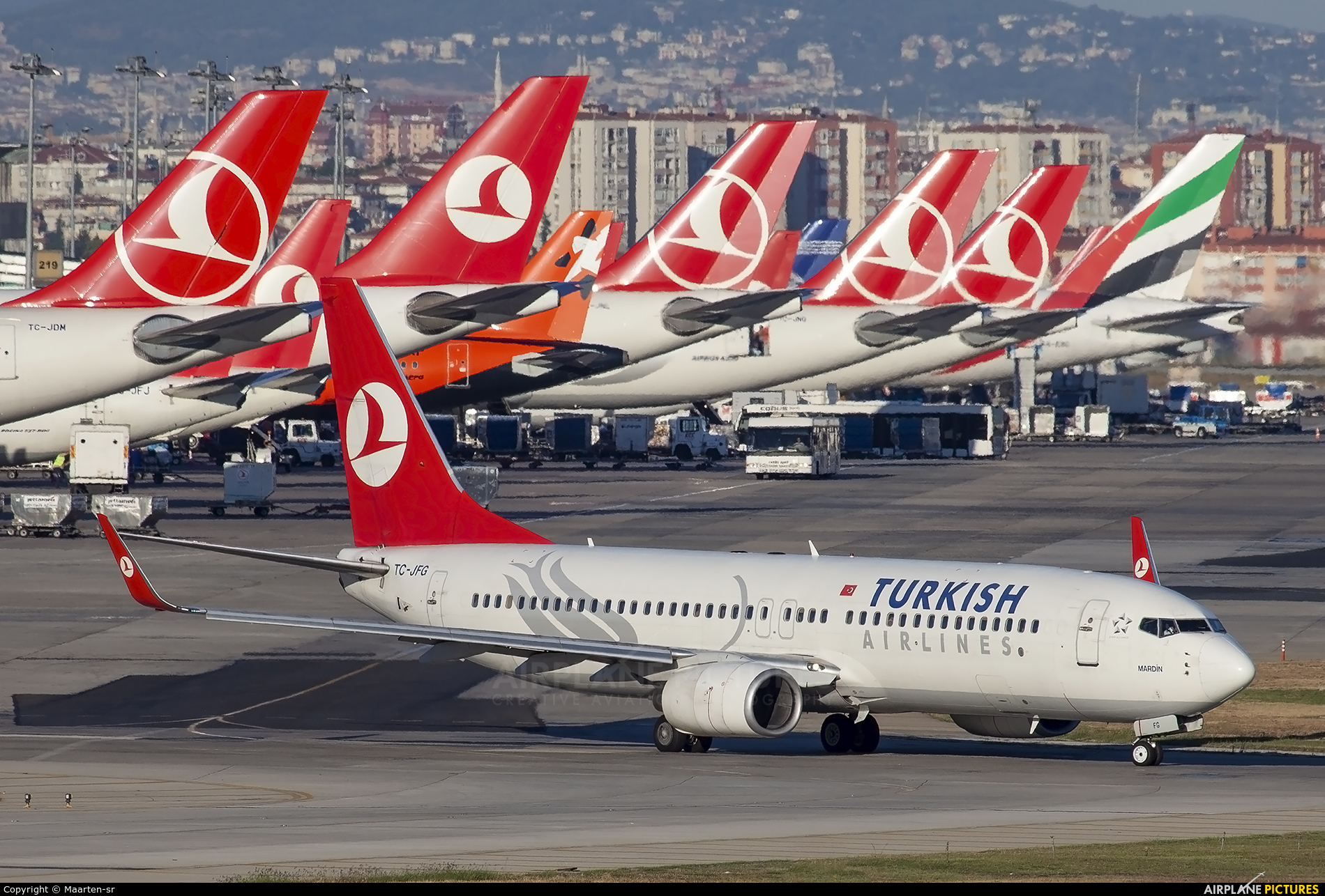 Turkish Airlines TC-JFG aircraft at Istanbul - Ataturk