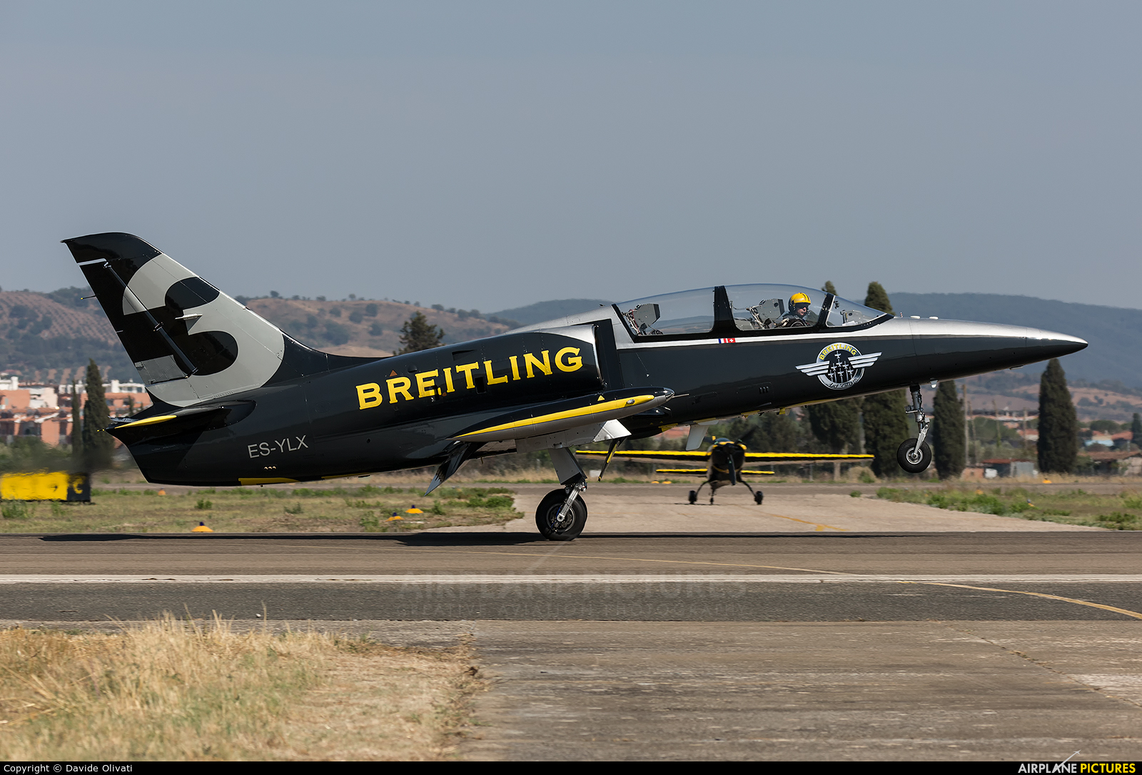 Breitling Jet Team ES-YLX aircraft at Grosseto - Corrado Baccarini