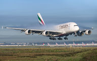 A6-EOQ - Emirates Airlines Airbus A380 aircraft