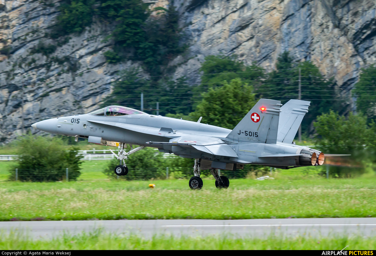 Switzerland - Air Force J-5015 aircraft at Meiringen