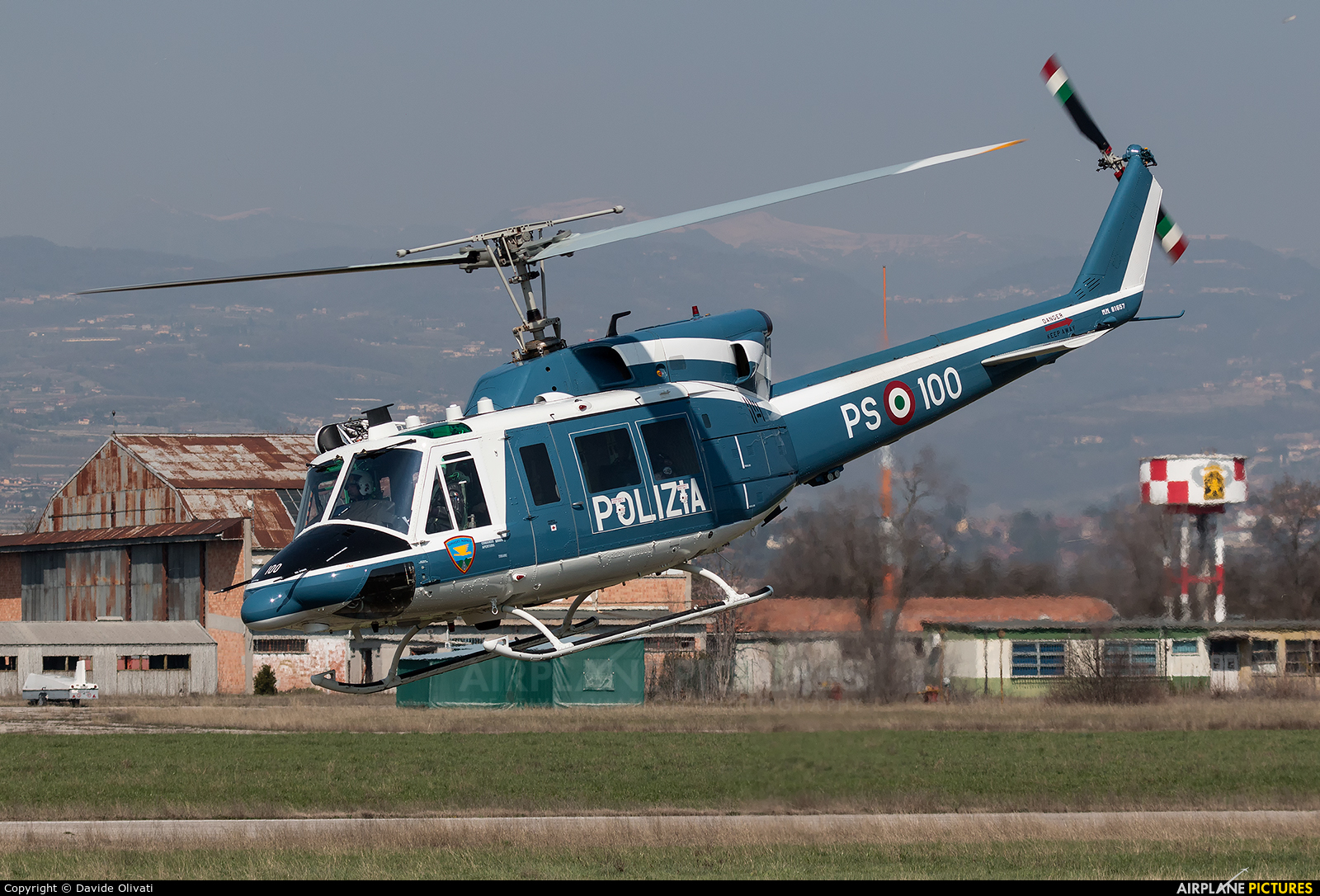 Italy - Police MM81657 aircraft at Verona - Boscomantico