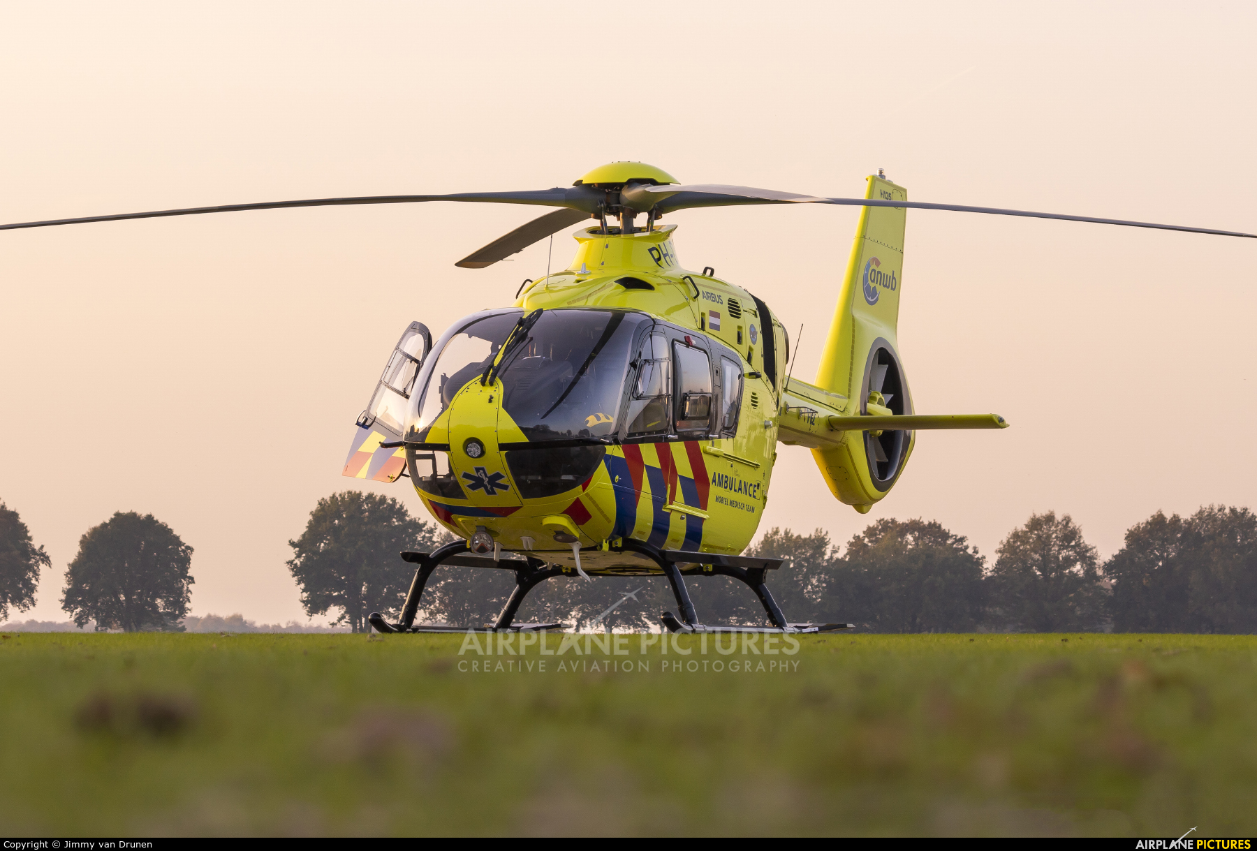 ANWB Medical Air Assistance PH-DOC aircraft at Off Airport - Netherlands