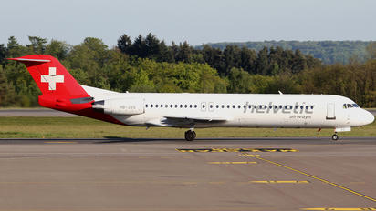 HB-JVG - Helvetic Airways Fokker 100