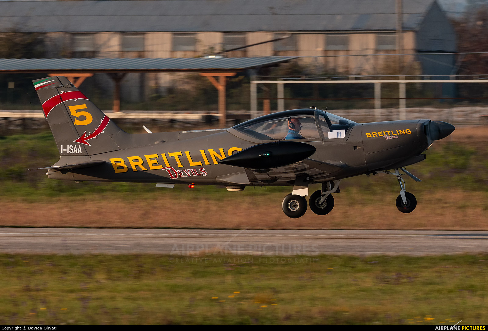 Breitling Devils I-ISAA aircraft at Verona - Boscomantico