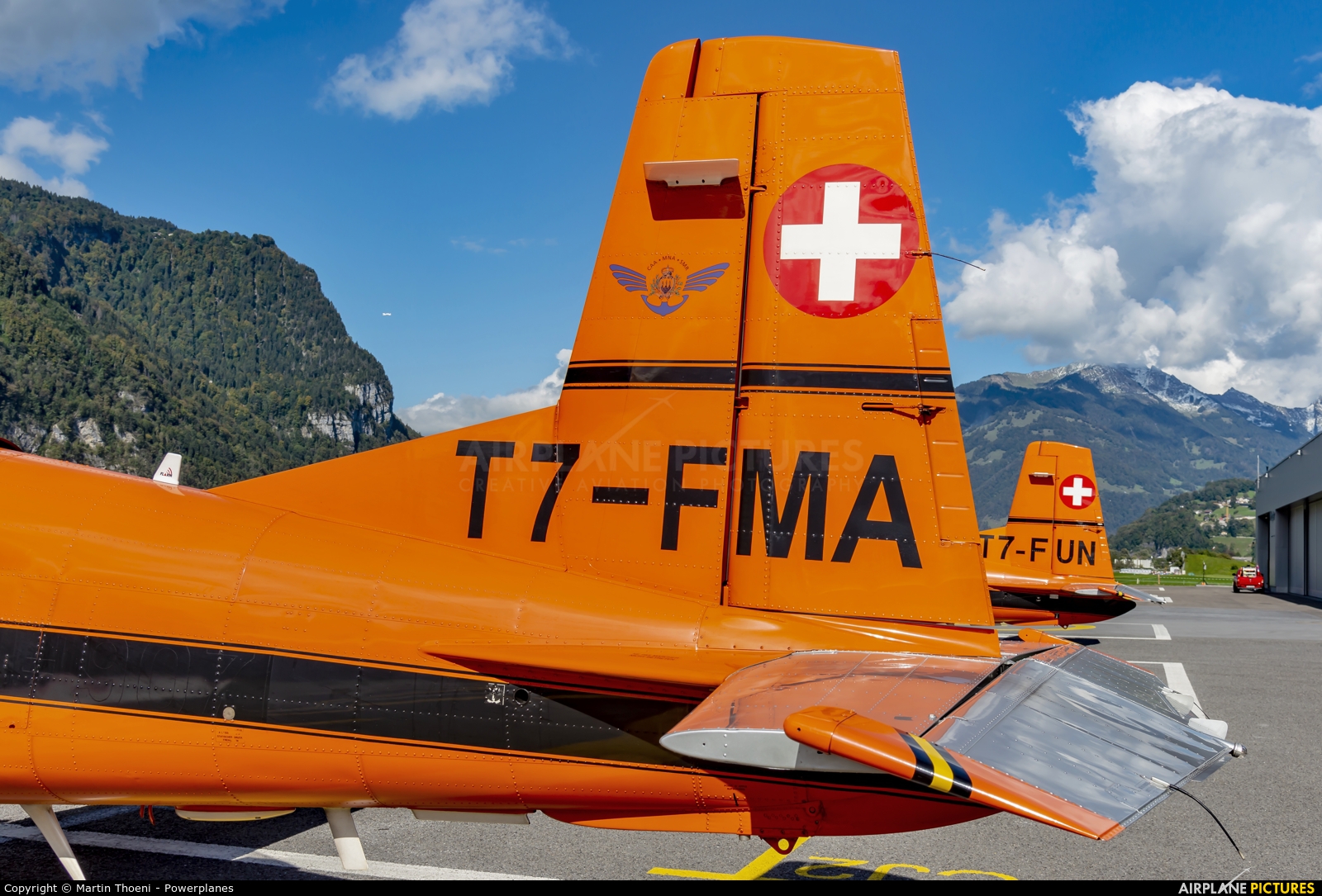 FFA Museum T7-FMA aircraft at Mollis