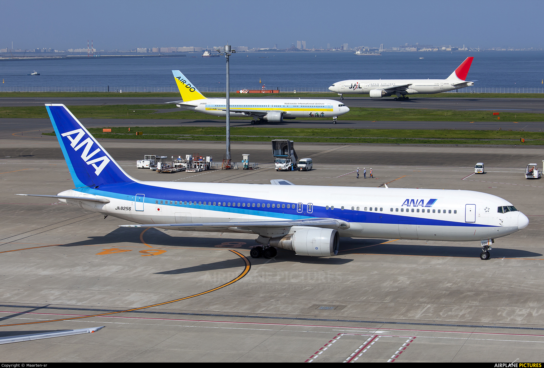 ANA - All Nippon Airways JA8256 aircraft at Tokyo - Haneda Intl
