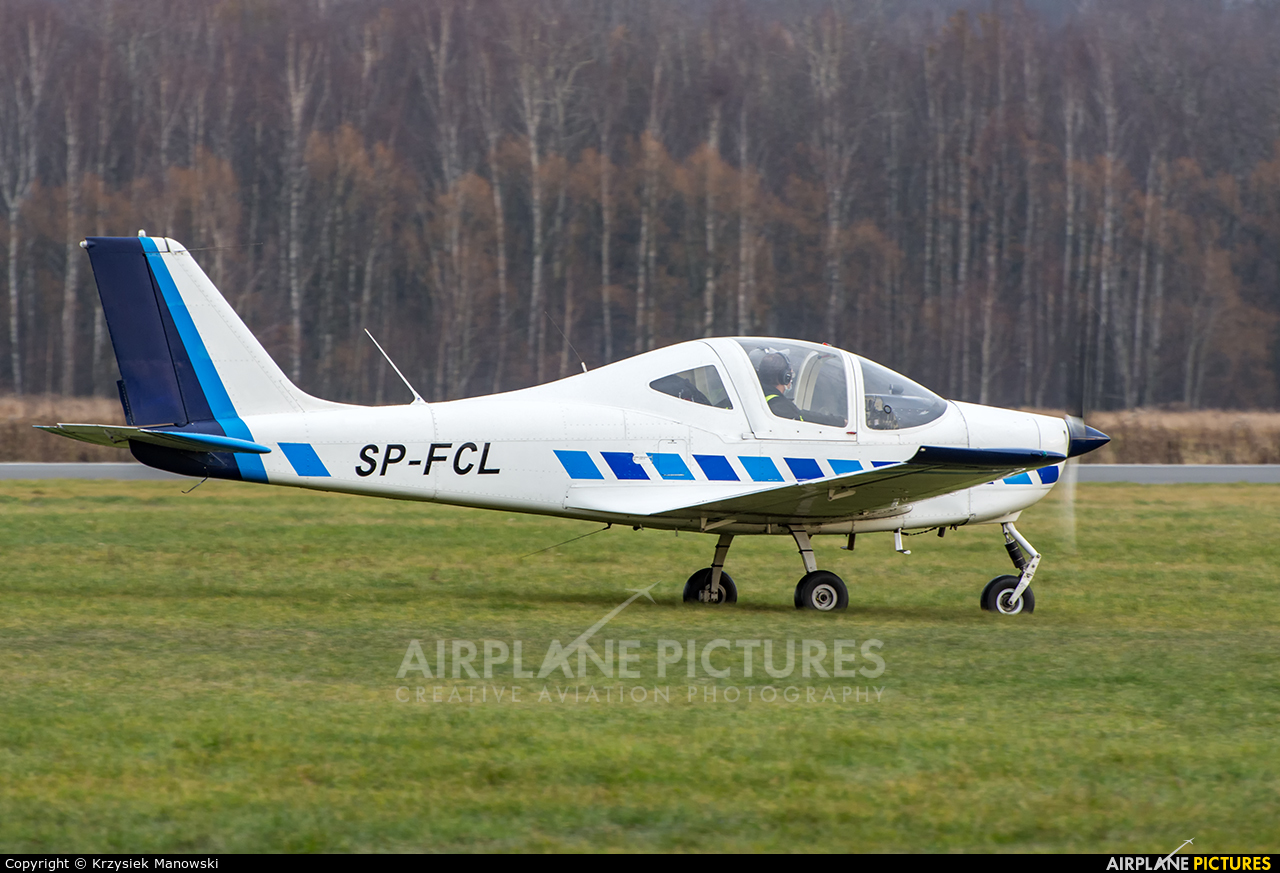 Private SP-FCL aircraft at Katowice Muchowiec