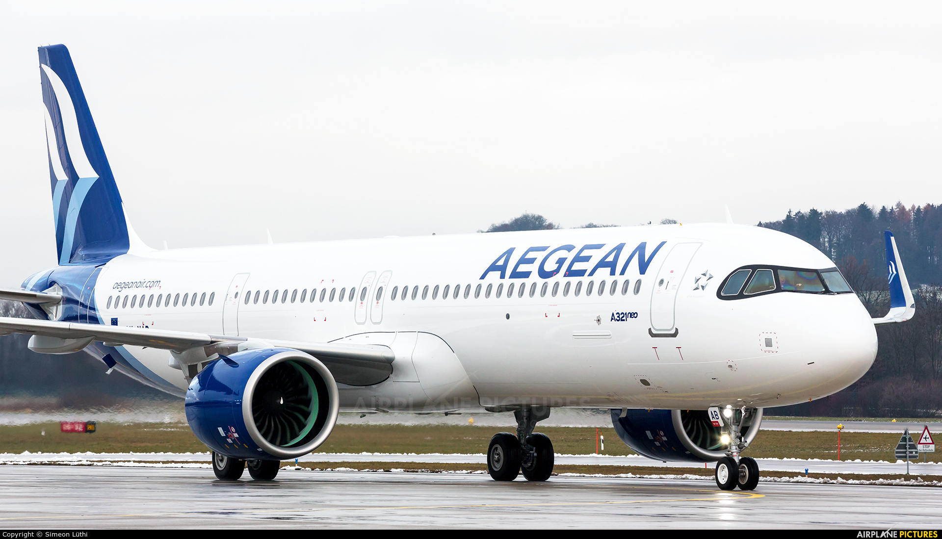 Aegean Airlines SX-NAB aircraft at Zurich