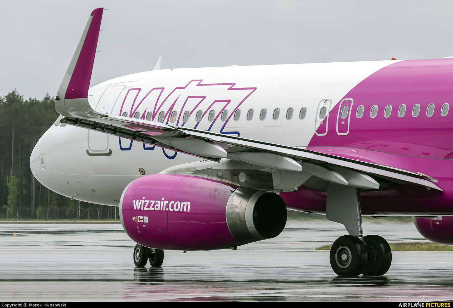 Wizz Air UK G-WUKE aircraft at Olsztyn Mazury Airport (Szymany)