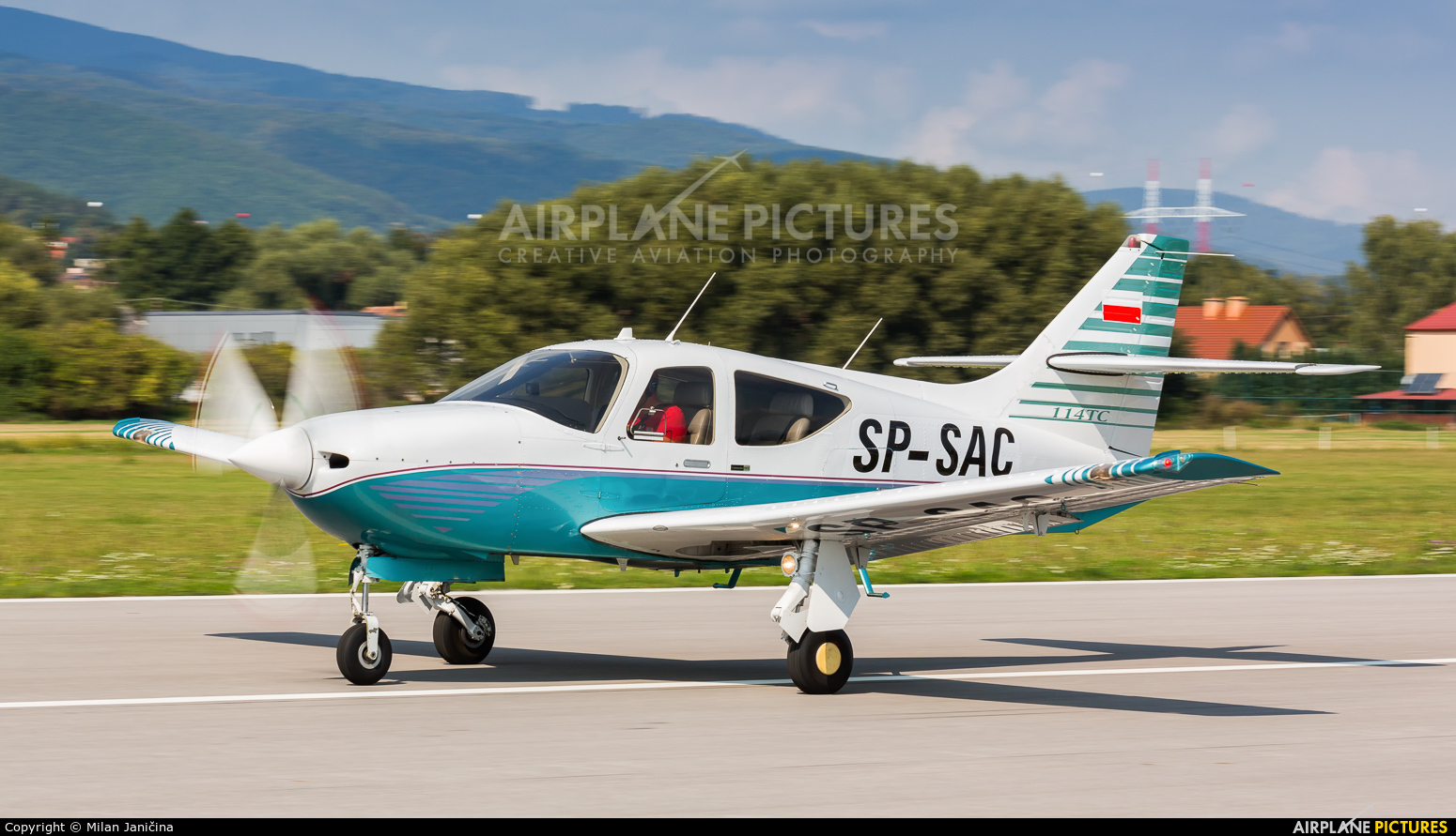 Private SP-SAC aircraft at Prievidza
