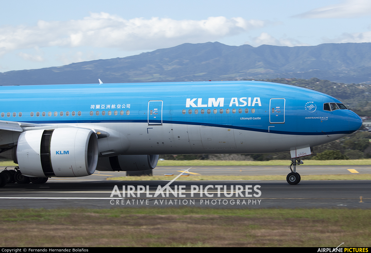 KLM Asia PH-BQL aircraft at San Jose - Juan Santamaría Intl