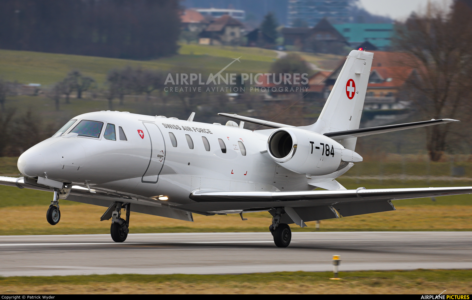 Switzerland - Air Force T-784 aircraft at Bern - Belp
