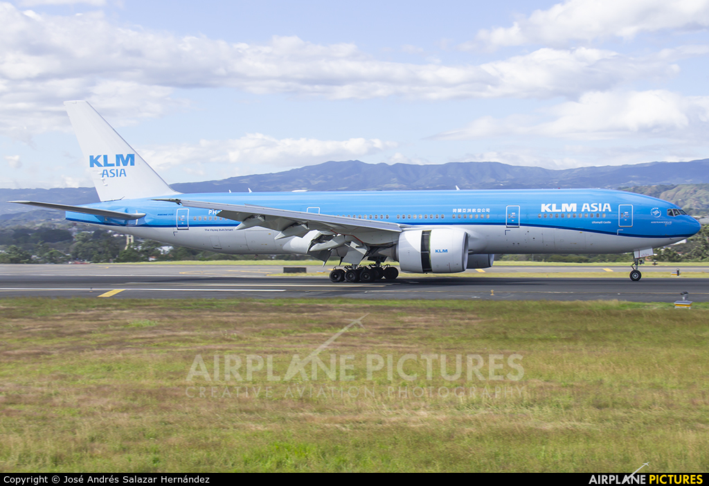 KLM Asia PH-BQL aircraft at San Jose - Juan Santamaría Intl