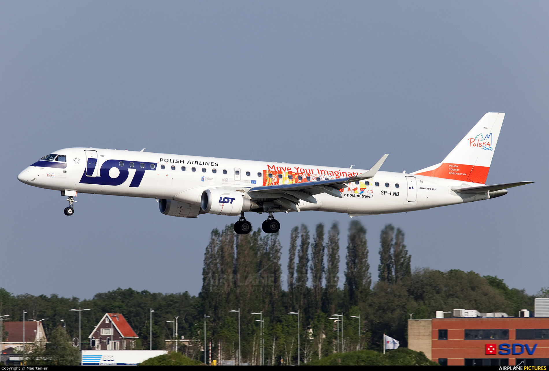 LOT - Polish Airlines SP-LNB aircraft at Amsterdam - Schiphol