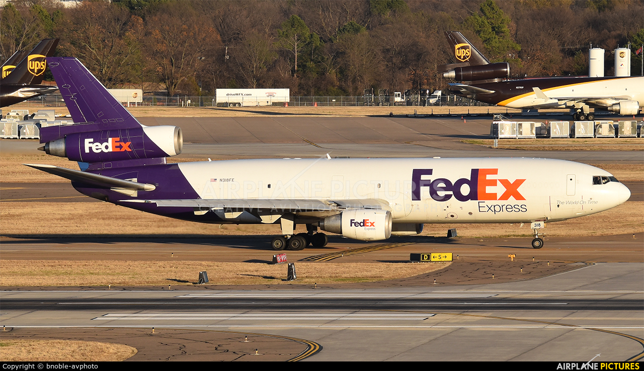 FedEx Federal Express N318FE aircraft at Memphis Intl