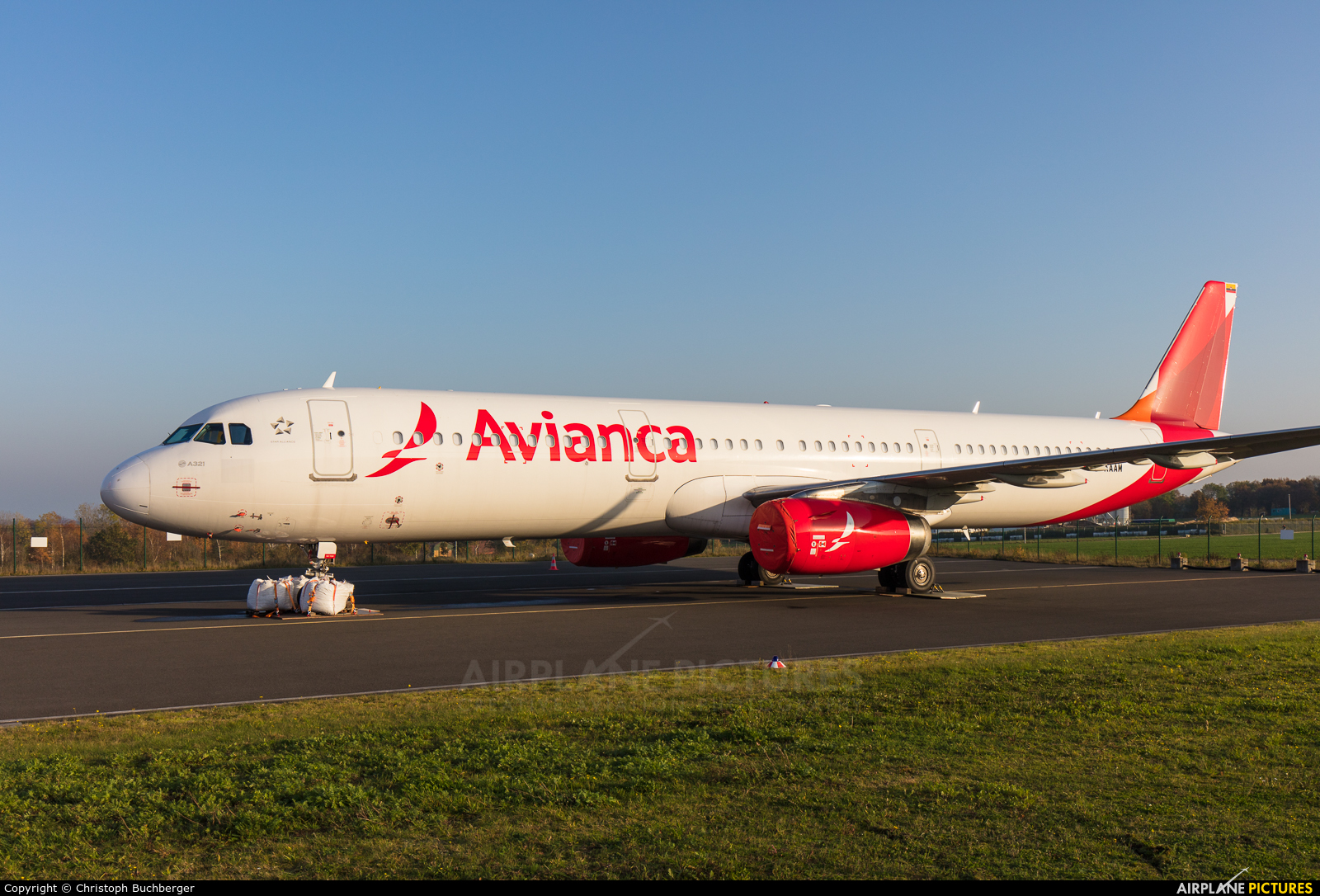 Avianca D-AAAM aircraft at Nordholz