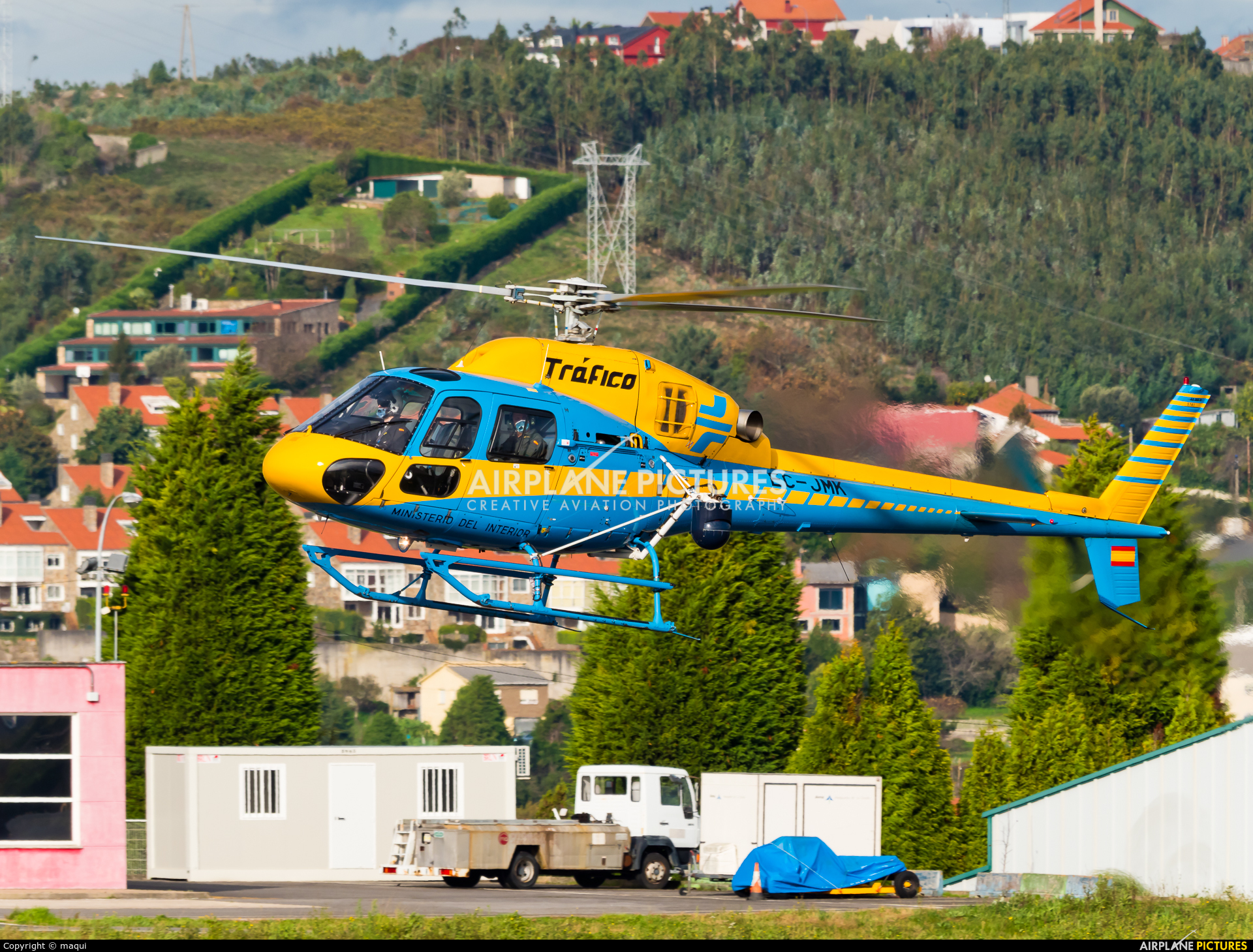 Spain - Government EC-JMK aircraft at La Coruña