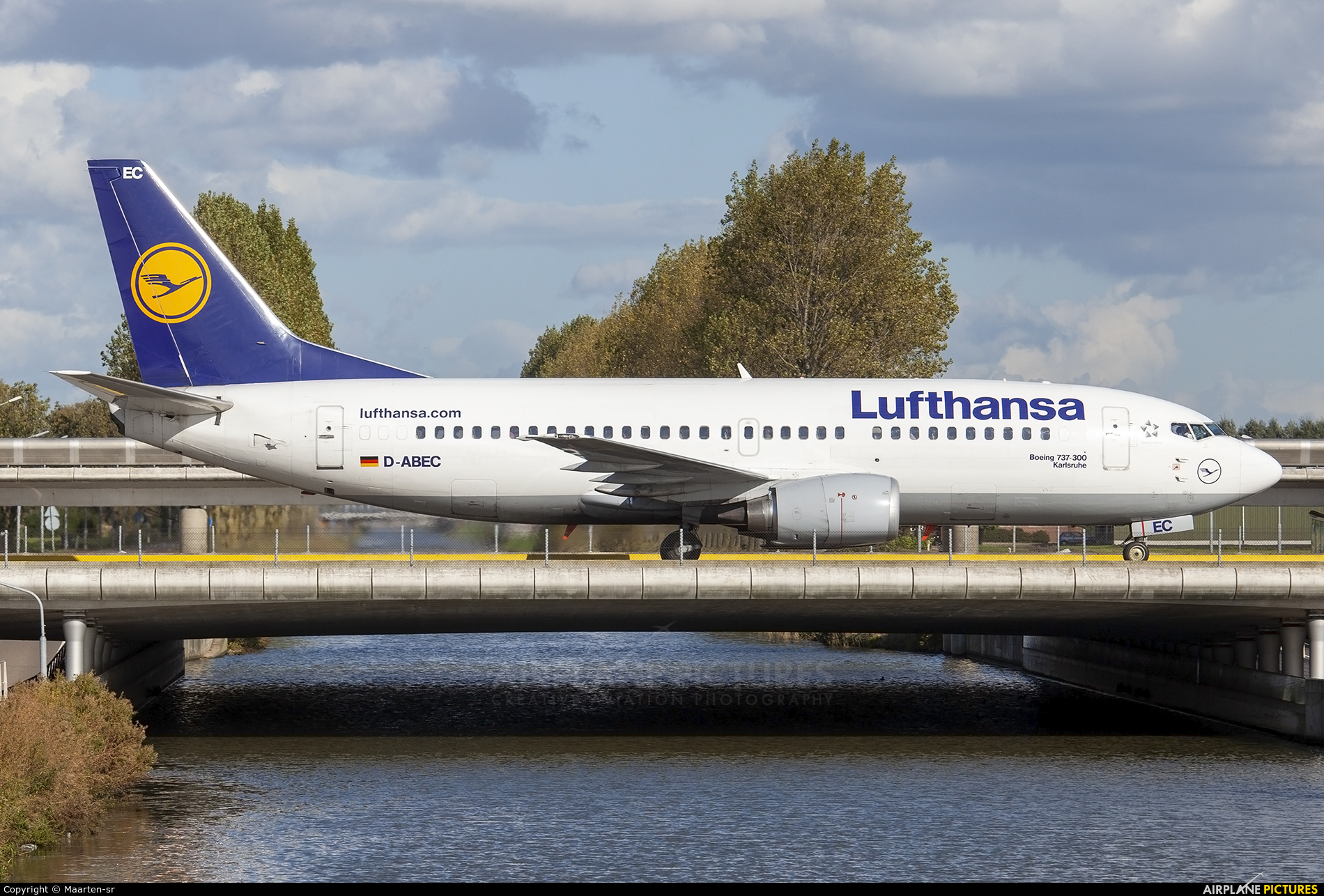 Lufthansa D-ABEC aircraft at Amsterdam - Schiphol