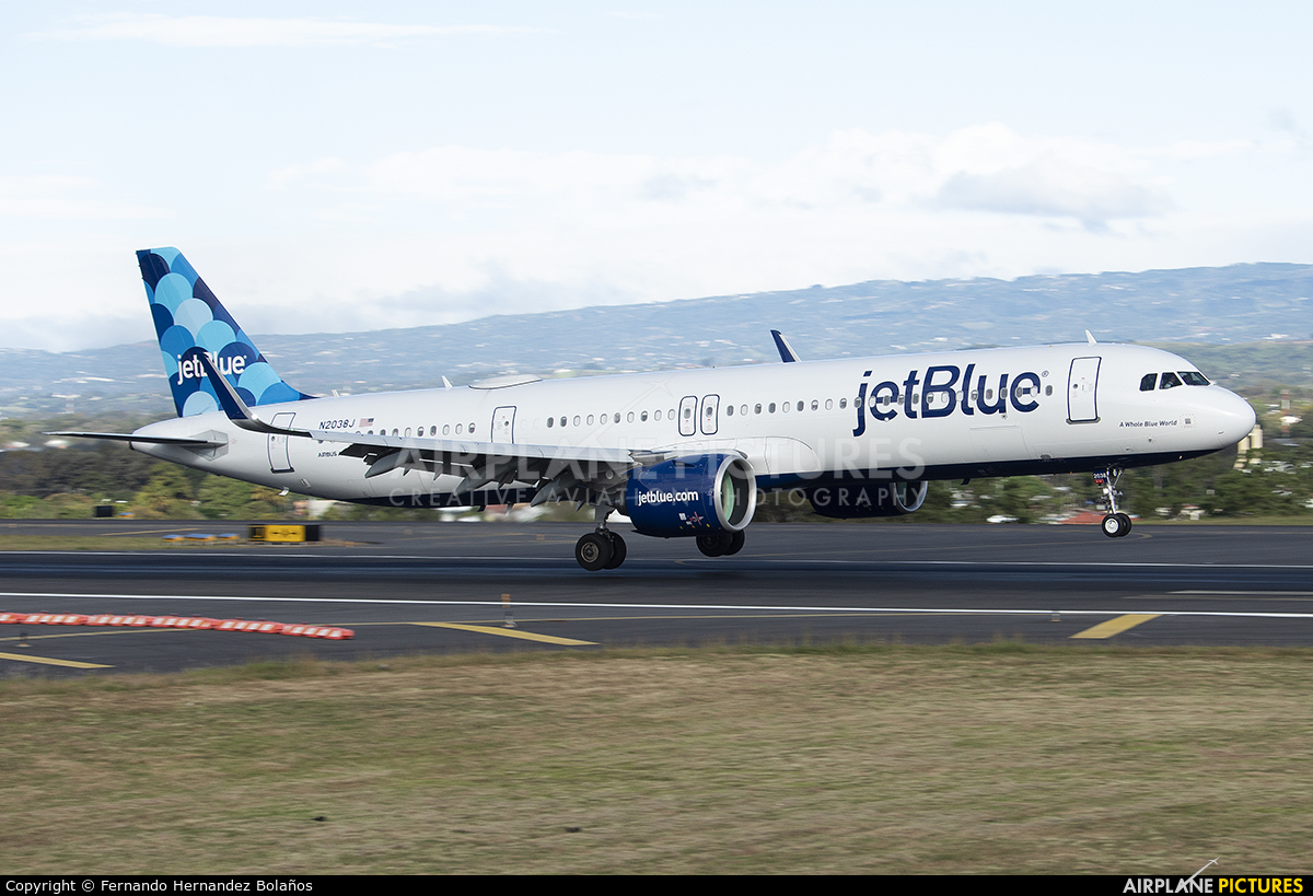 JetBlue Airways N2038J aircraft at San Jose - Juan Santamaría Intl