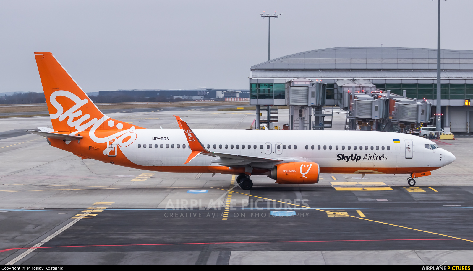 SkyUp Airlines UR-SQA aircraft at Prague - Václav Havel