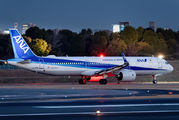 JA139A - ANA - All Nippon Airways Airbus A321 NEO aircraft