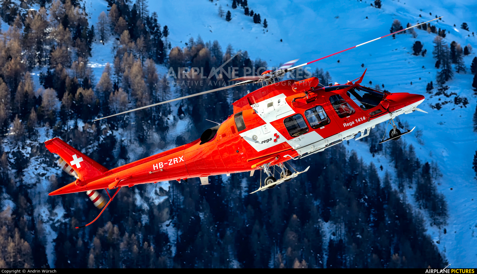REGA Swiss Air Ambulance  HB-ZRX aircraft at Samedan - Engadin