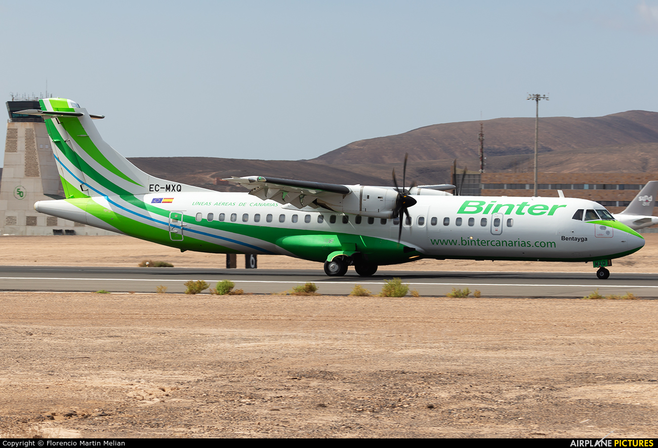 Binter Canarias EC-MXQ aircraft at Fuerteventura - Puerto del Rosario