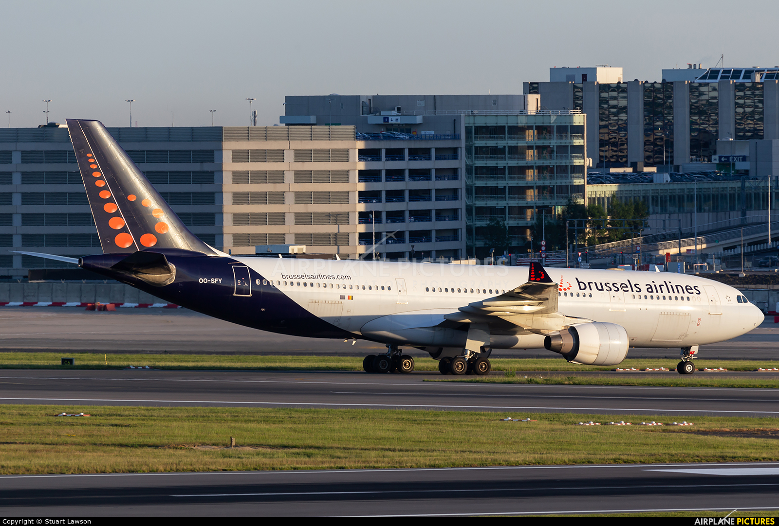 Brussels Airlines OO-SFY aircraft at Brussels - Zaventem