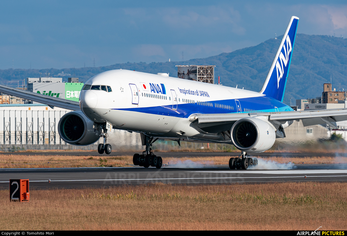 ANA - All Nippon Airways JA710A aircraft at Osaka - Itami Intl