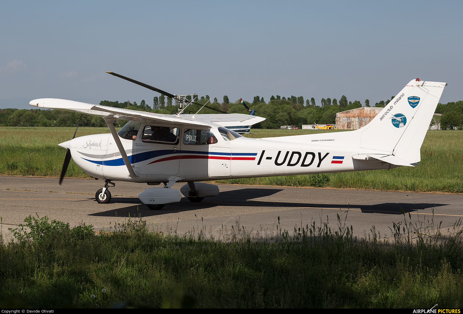 Private I-UDDY aircraft at Milan - Bresso