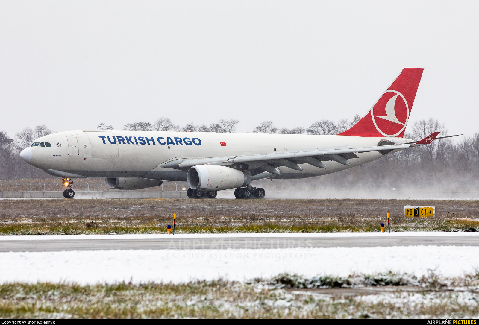 Turkish Cargo TC-JCI aircraft at Kyiv - Borispol