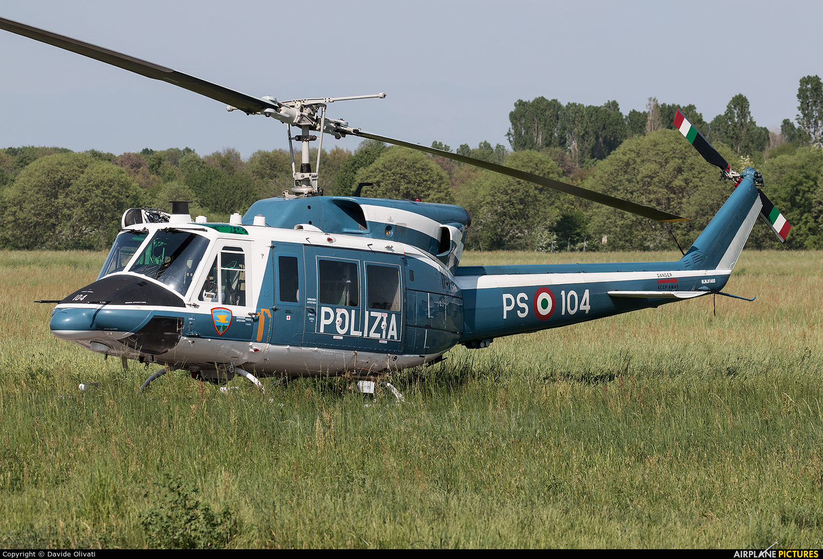 Italy - Police MM81655 aircraft at Bolzano