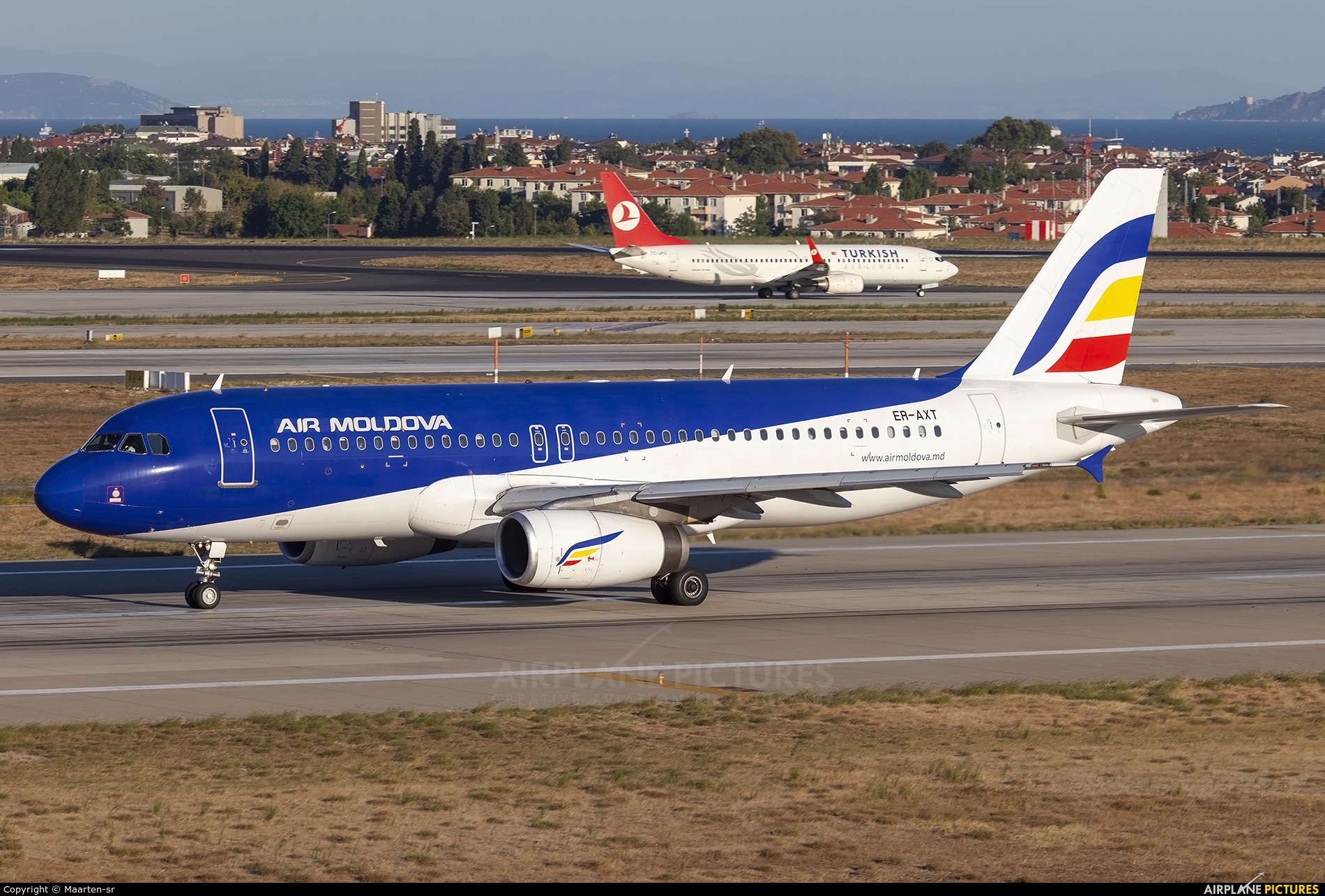 Air Moldova ER-AXT aircraft at Istanbul - Ataturk