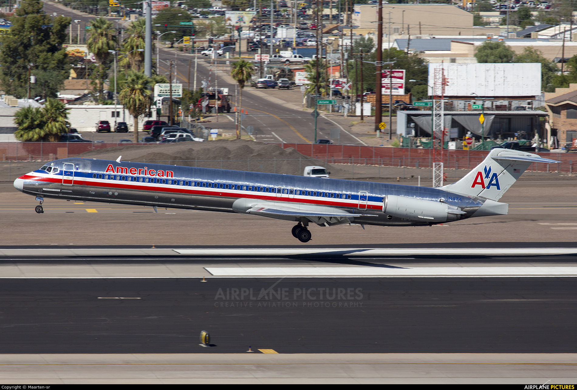American Airlines N474 aircraft at Phoenix - Sky Harbor Intl