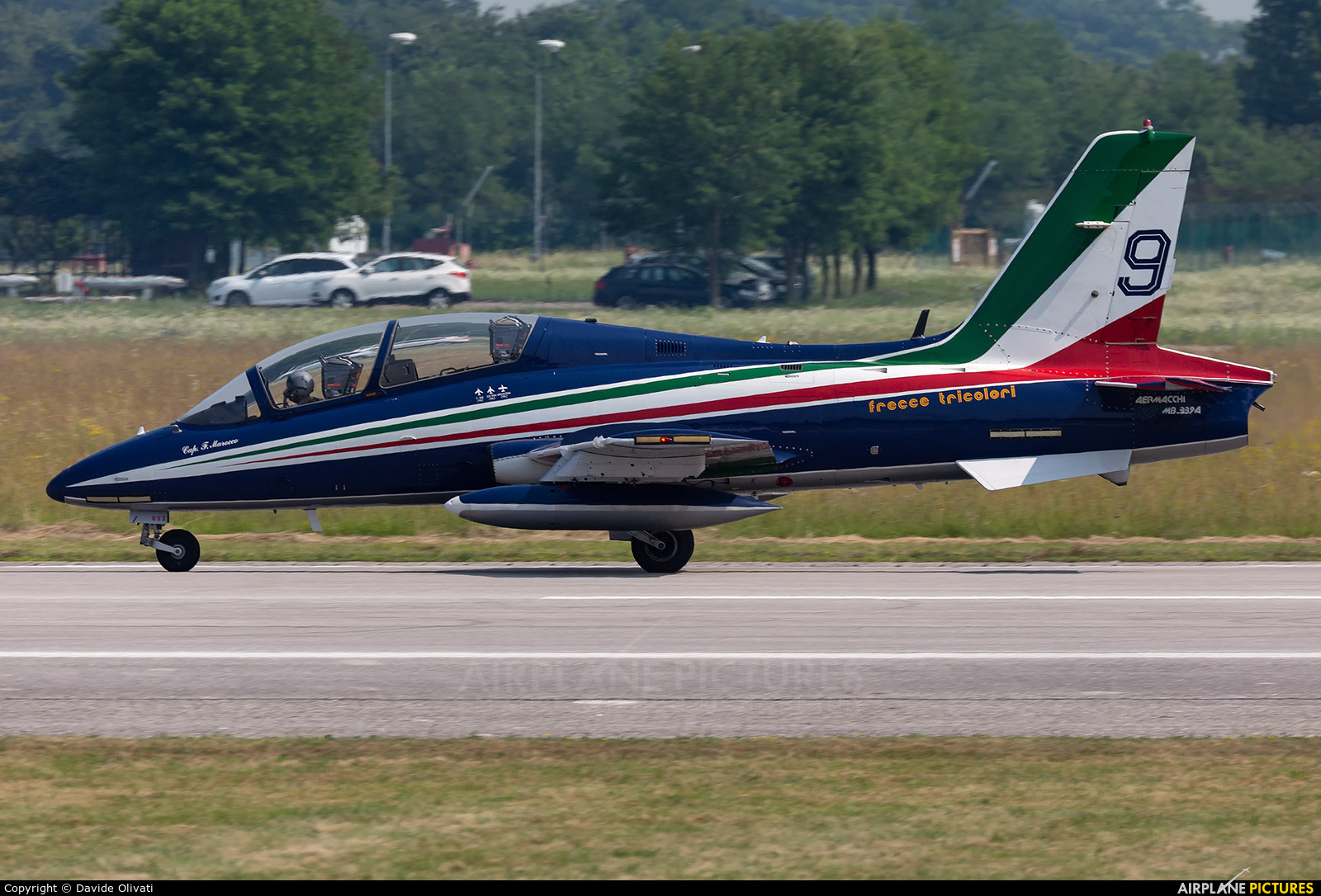 Italy - Air Force "Frecce Tricolori" MM55003 aircraft at Rivolto