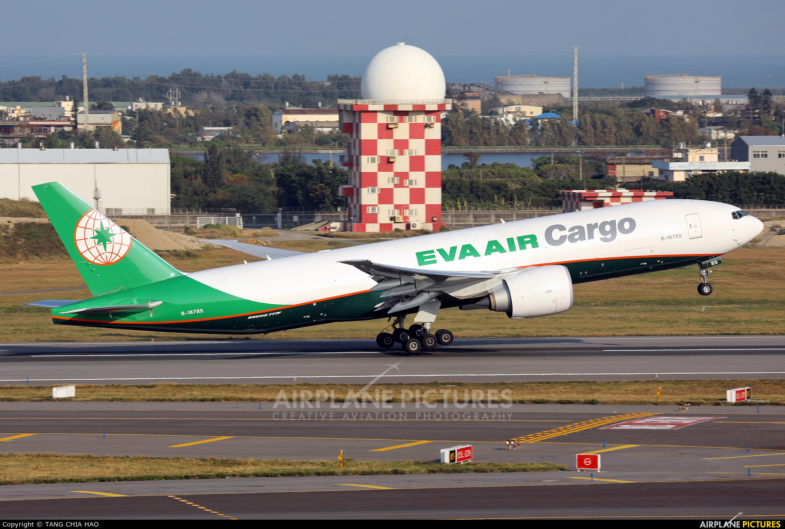 EVA Air Cargo B-16785 aircraft at Taipei - Taoyuan Intl
