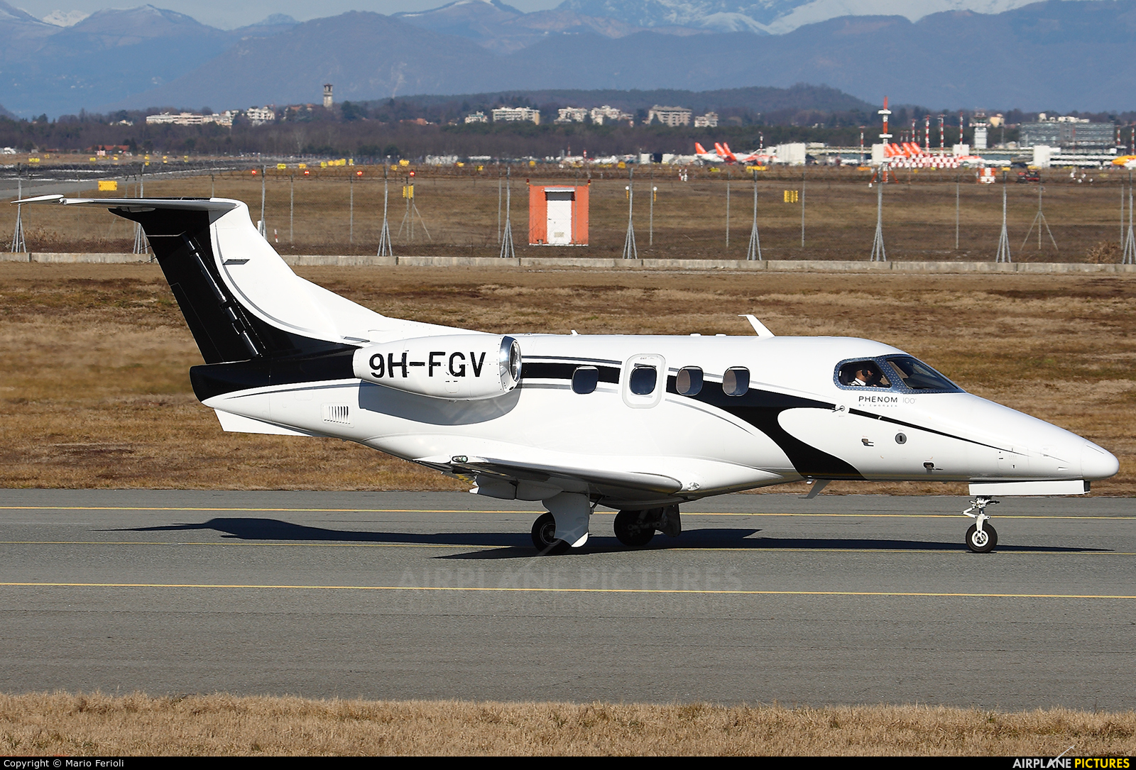 Private 9H-FGV aircraft at Milan - Malpensa