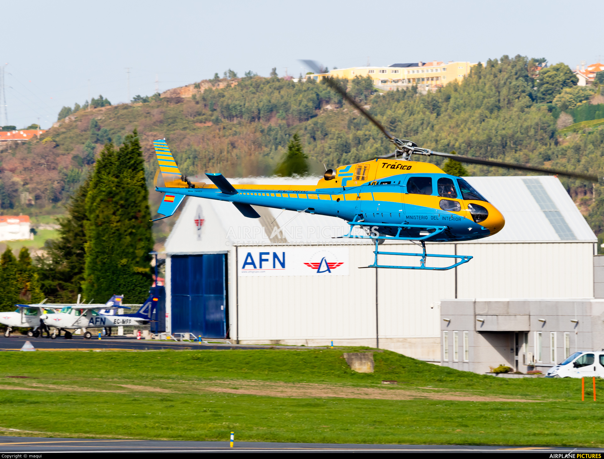Spain - Government EC-MHU aircraft at La Coruña
