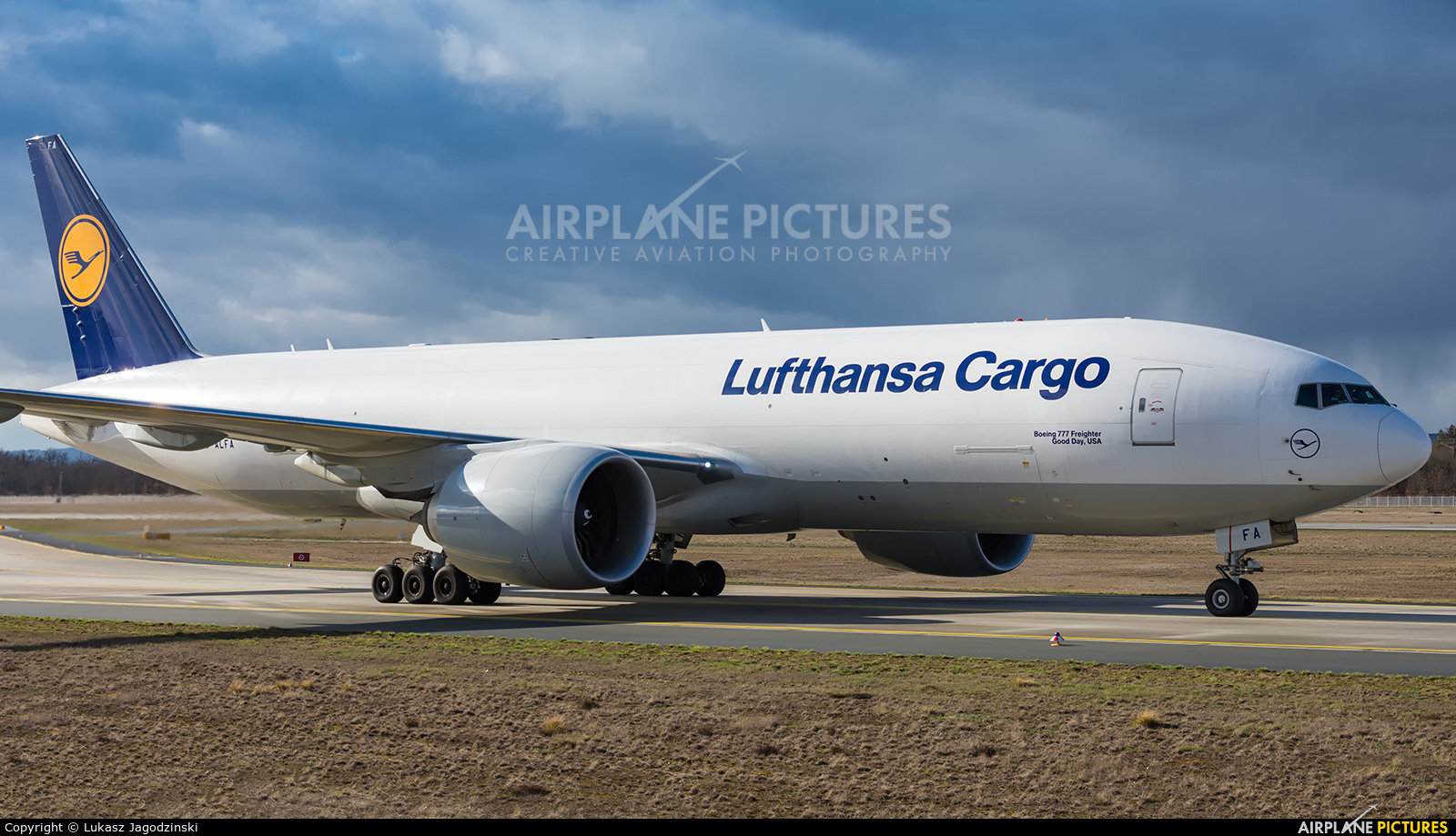 Lufthansa Cargo D-ALFA aircraft at Frankfurt