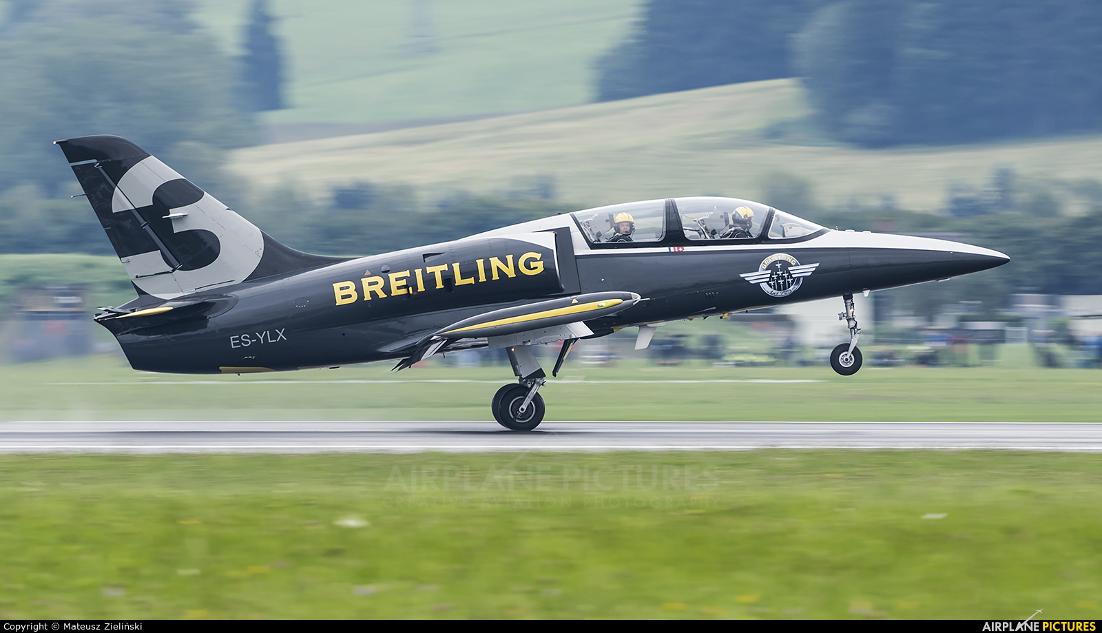 Breitling Jet Team ES-YLX aircraft at Zeltweg
