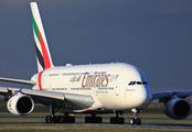 A6-EUN - Emirates Airlines Airbus A380 aircraft
