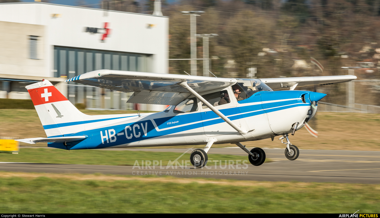 Aeroformation HB-CCV aircraft at Lausanne - La Blécherette
