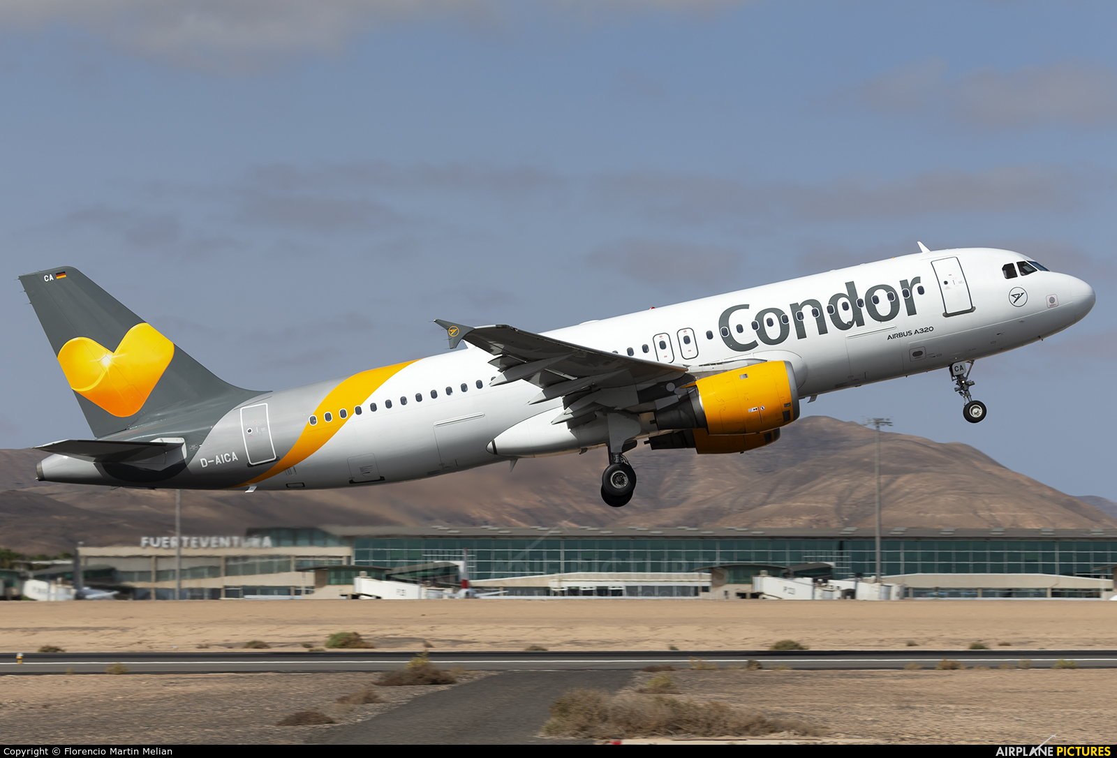 Condor D-AICA aircraft at Fuerteventura - Puerto del Rosario