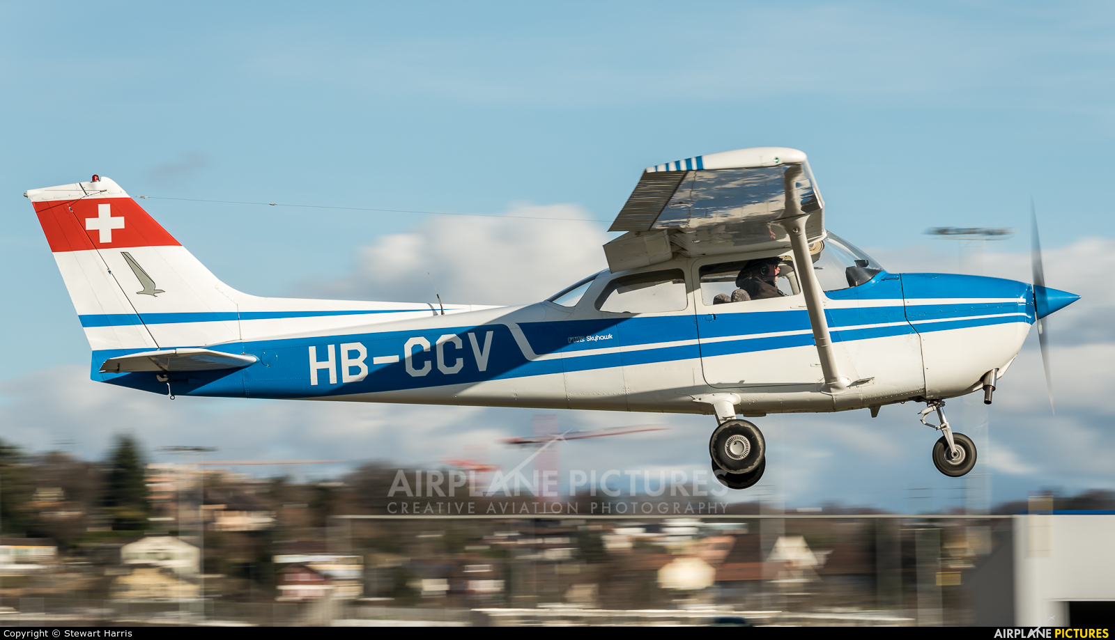 Aeroformation HB-CCV aircraft at Lausanne - La Blécherette