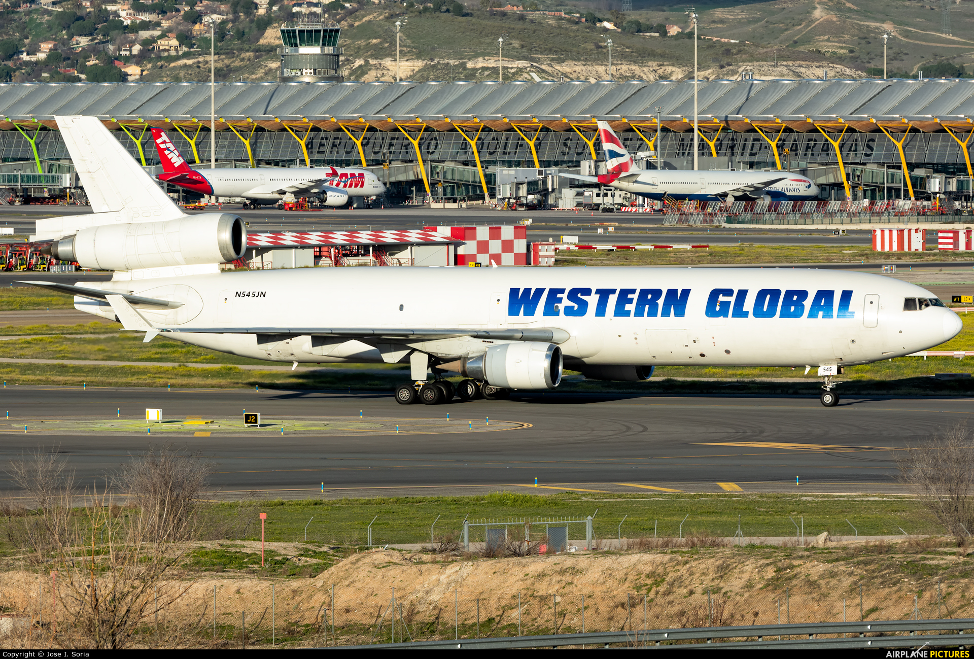 Western Global Airlines N545JN aircraft at Madrid - Barajas