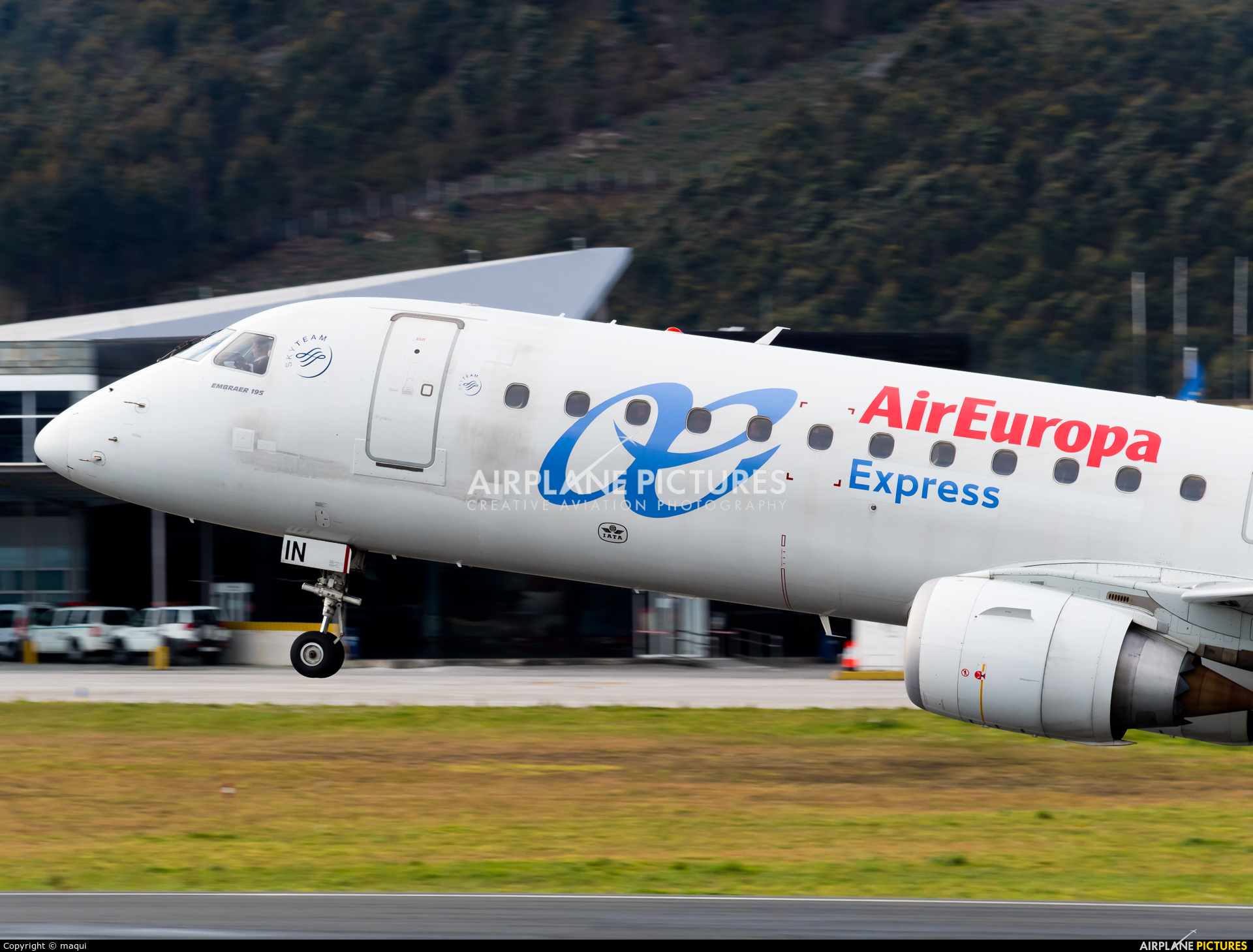 Air Europa EC-LIN aircraft at La Coruña